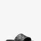 Hayworth Woven Leather Slide Sandal