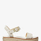 Richie Logo Platform Espadrille Sandal