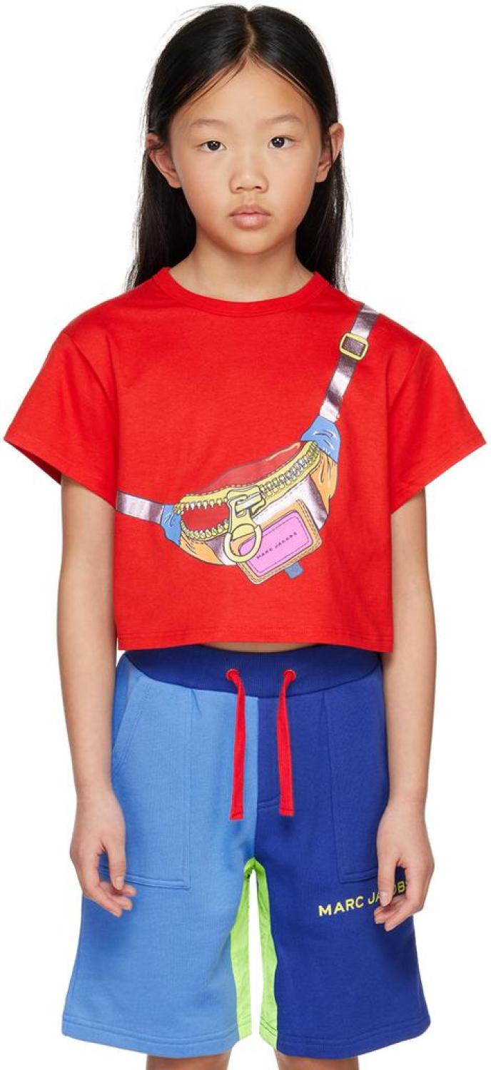 Kids Red Graphic T-Shirt