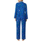 Cozy Brushed Jersey Notch Collar PJ Set