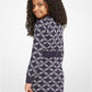 Empire Logo Print Sweater Dress
