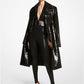 Sequin-Embroidered Wool Chesterfield Coat
