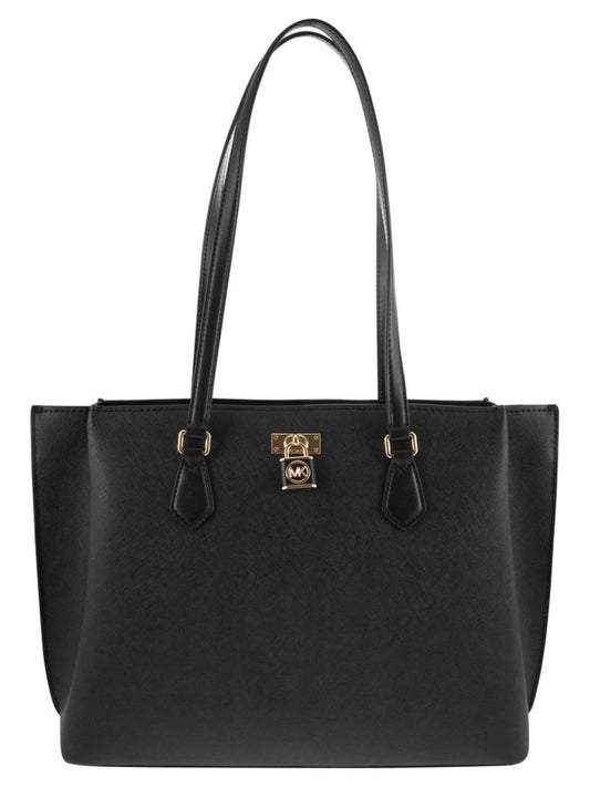 Michael Michael Kors Logo Plaque Top Handle Bag