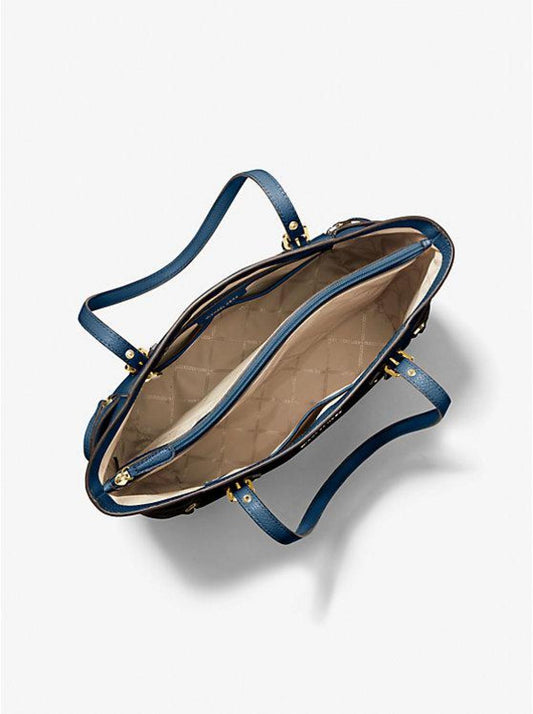 Voyager Small Pebbled Leather Tote Bag