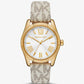 Lexington Gold-Tone and Signature Logo Watch