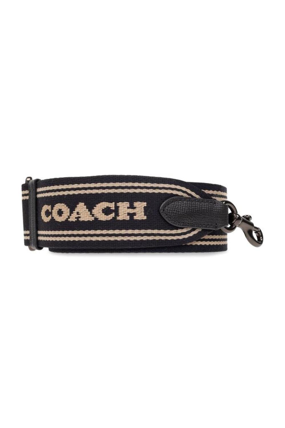 Coach logo plaque shoulder bag hotsell