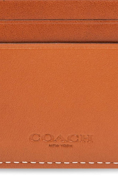 Coach Logo Jacquard Card Holder