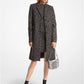 Metallic Snake Jacquard Coat