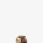 Anita Crocodile Embossed Leather Sandal