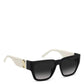 Marc Rectangular Sunglasses, 57mm