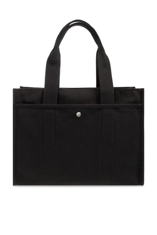 Coach Logo Flocked Tote Bag