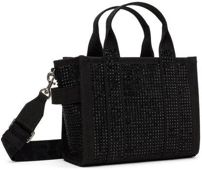 Black 'The Crystal Canvas Small' Tote