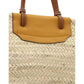 Furla Woven Logo Embossed Tote Bag