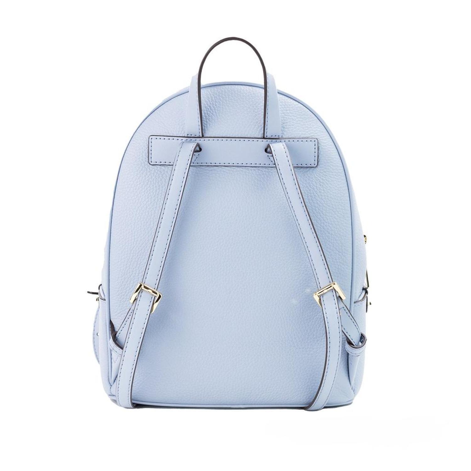 Michael Kors Adina Medium blue Pebble Leather Convertible Backpack Wom