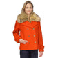 Women's Faux-Fur Collar Pea Coat
