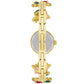 Women's Monroe Three Hand Quartz Gold-Tone Stainless Steel and Brass Watch 24mm