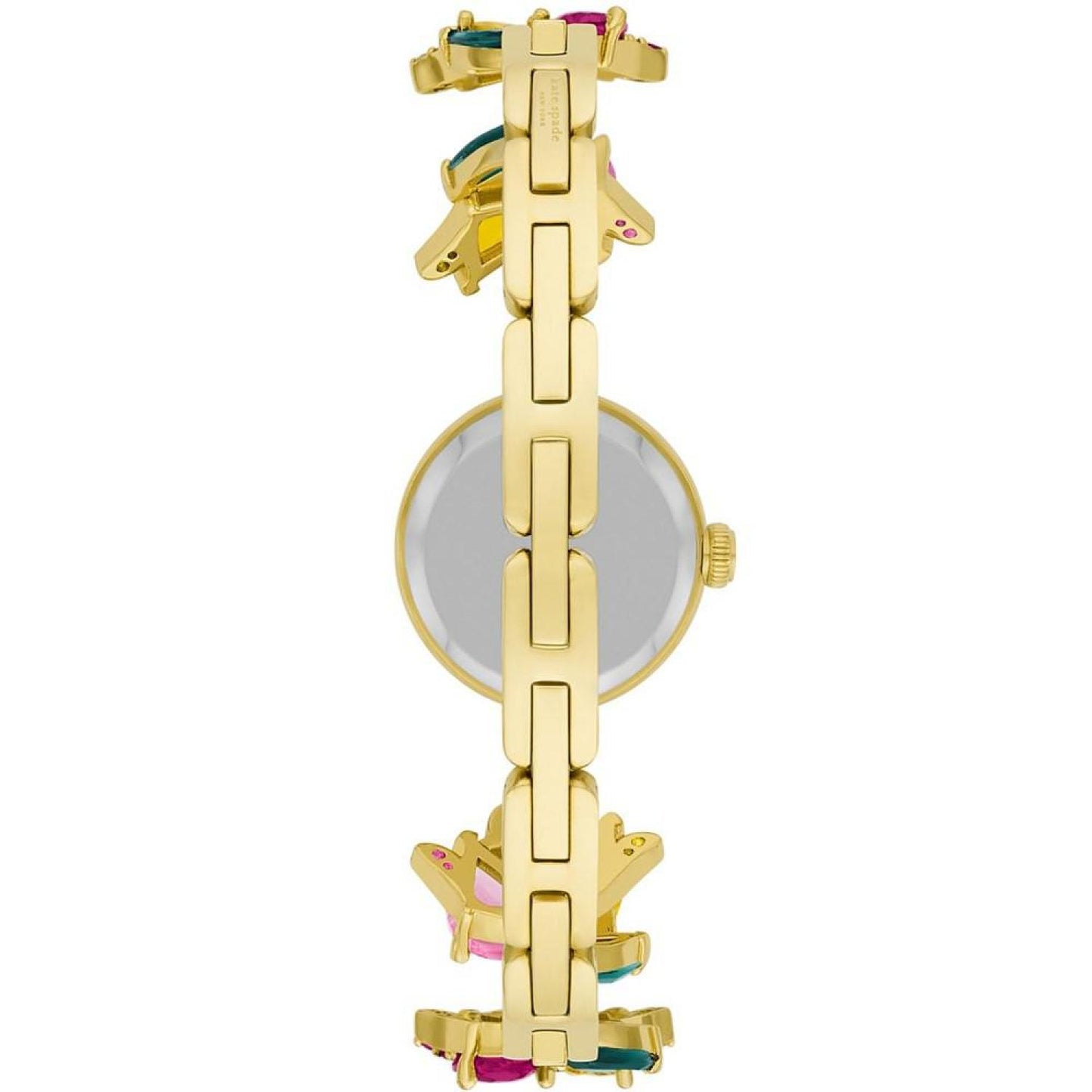 Women's Monroe Three Hand Quartz Gold-Tone Stainless Steel and Brass Watch 24mm
