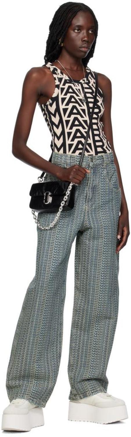 Blue 'The Washed Monogram' Jeans