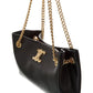 CELINE Newspaper Medium Leather Shoulder Bag