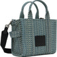 Blue "The Washed Monogram Denim Small" Tote