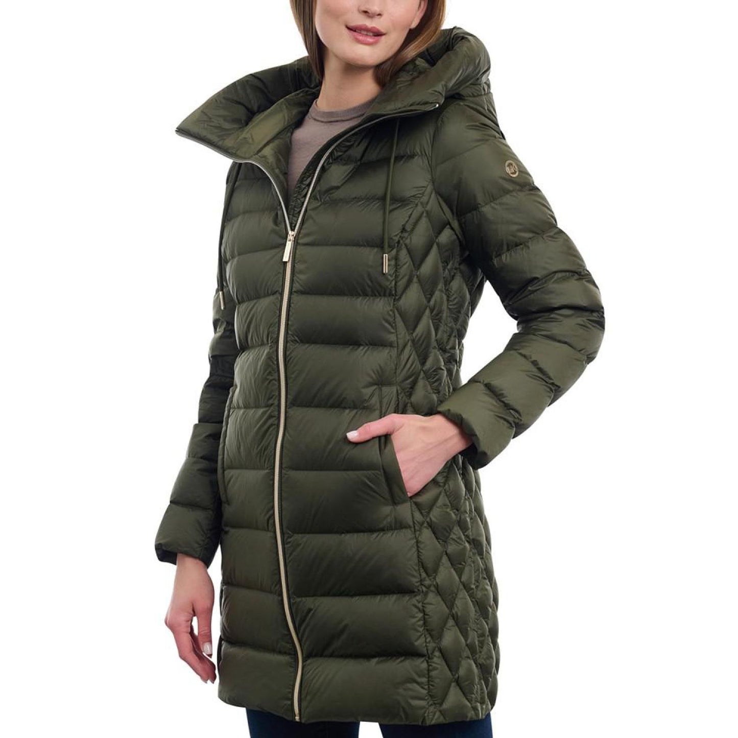 Women's Hooded Down Packable Puffer Coat, Created for Macy's