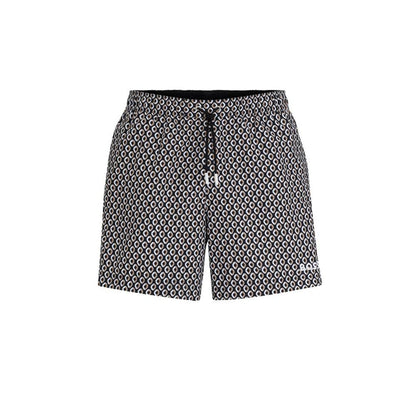 Men's Micro-Print Quick-Drying Swim Shorts