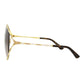 Round-Frame Metal Sunglasses