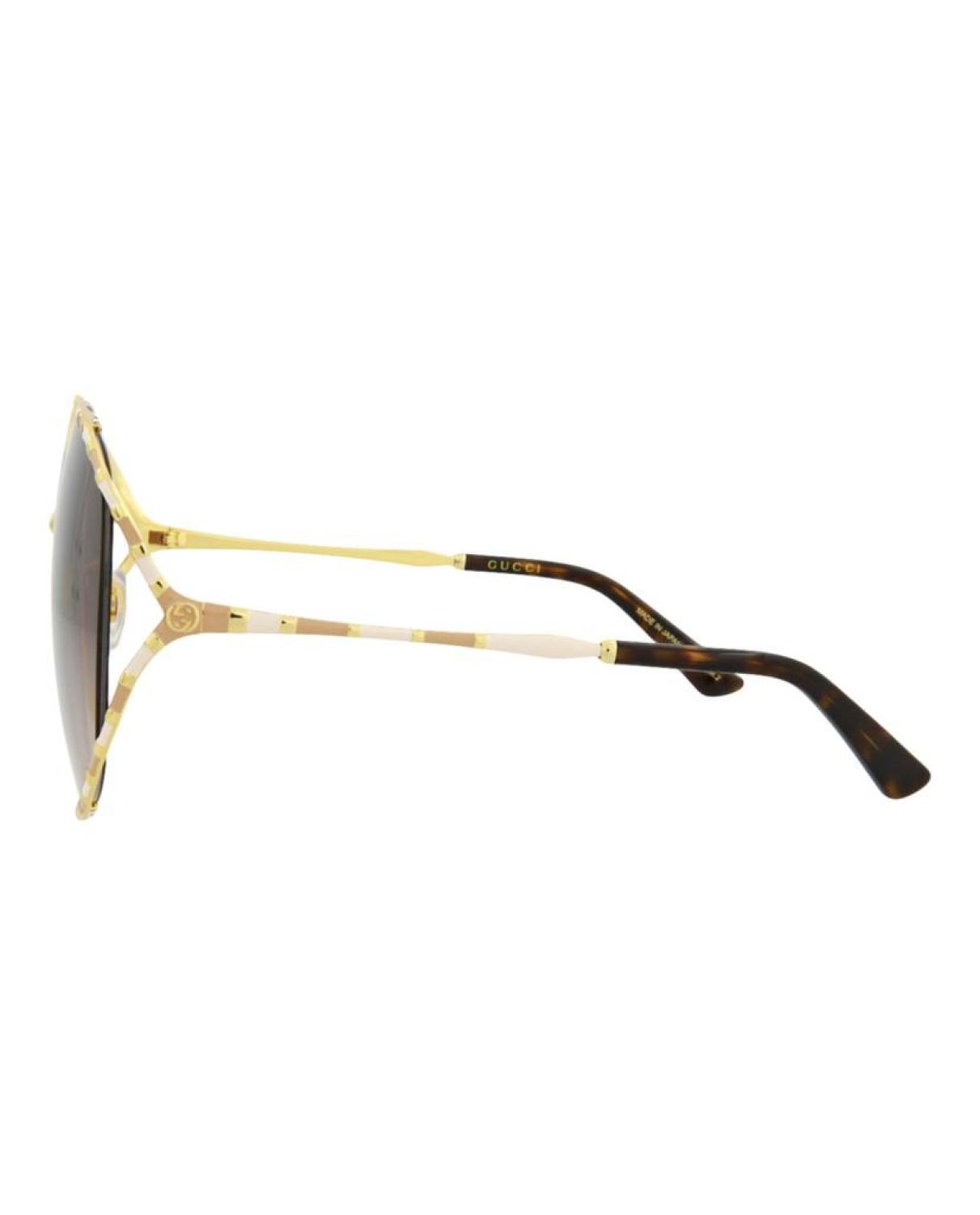 Round-Frame Metal Sunglasses