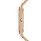 Men's Slim Runway Quartz Three-Hand Beige Gold-Tone Stainless Steel Watch 44mm