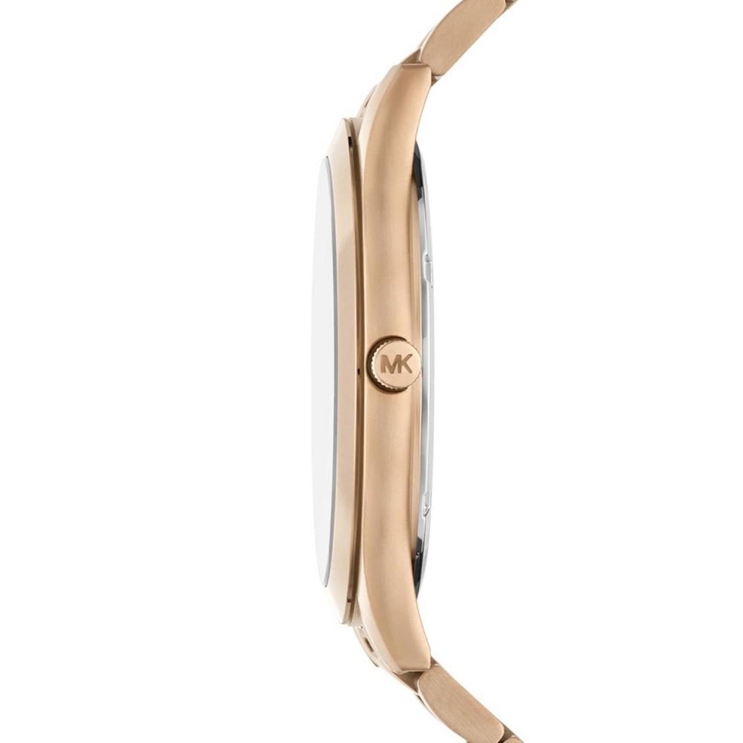 Men's Slim Runway Quartz Three-Hand Beige Gold-Tone Stainless Steel Watch 44mm