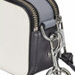 The Snapshot Colorblocked Leather Shoulder Bag