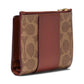 Coated Canvas Signature Bifold Snap Wallet