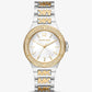 Lennox Pavé Two-Tone Logo Watch