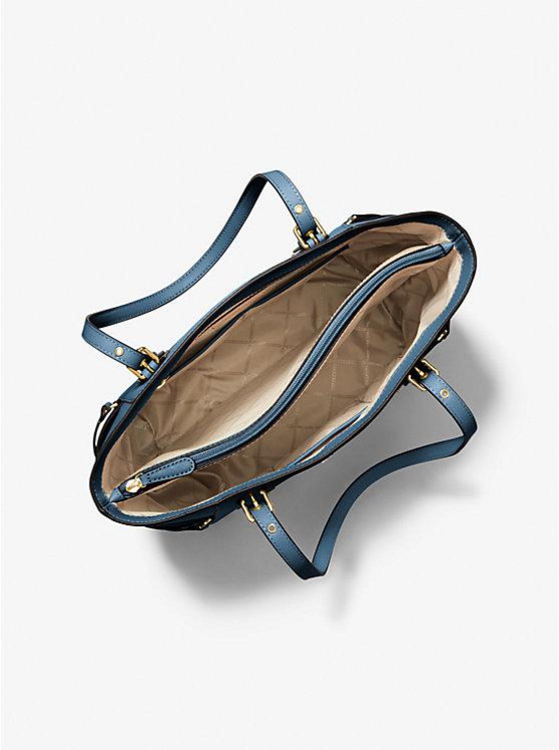 Voyager Small Saffiano Leather Tote Bag