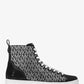 Edie Crystal Logo Knit High-Top Sneaker