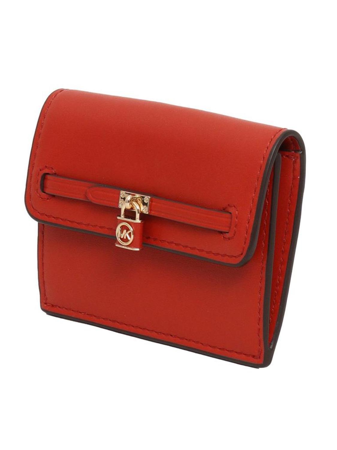 Michael Michael Kors Hamilton Padlock Detailed Wallet