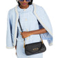 Gramercy Pebbled Leather Medium Flap Shoulder Bag