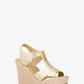 Roslyn Metallic Wedge Sandal
