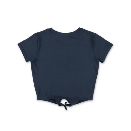 Michael Kors Kids Logo Printed Cropped T-Shirt