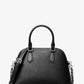 Veronica Medium Saffiano Leather Dome Satchel