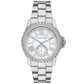 Women's Everest Quartz Three-Hand Silver-Tone Stainless Steel Watch 40mm