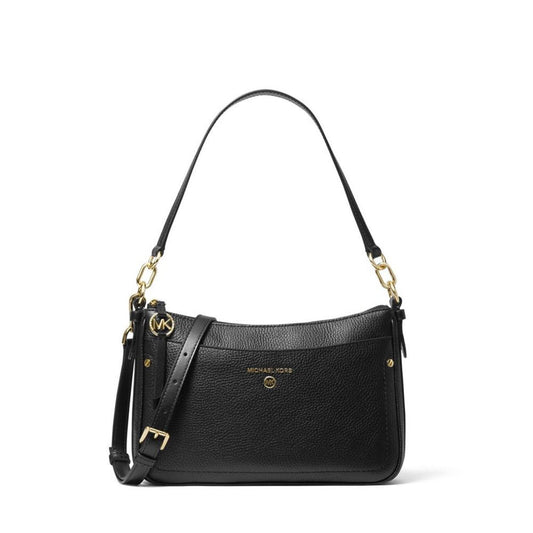 Women's Jet Set Charm Top Zip Pochette Leather Shoulder Bag