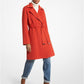 Wool Blend Wrap Coat