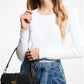Greenwich Medium Saffiano Leather Shoulder Bag