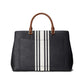 Crosshatch Leather Large Hanna Satchel