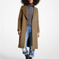 Wool Blend Wrap Coat