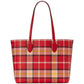 Bleecker Museum Plaid Printed Medium Tote