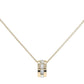 Baguette Stone Pendant Necklace