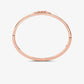 Precious Metal-Plated Brass Empire Logo Bangle