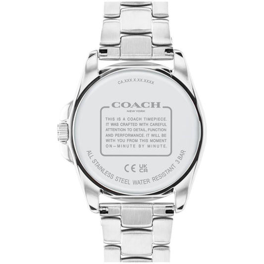 Women's Greyson Quartz Silver-Tone Stainless Steel Bracelet Watch 36mm